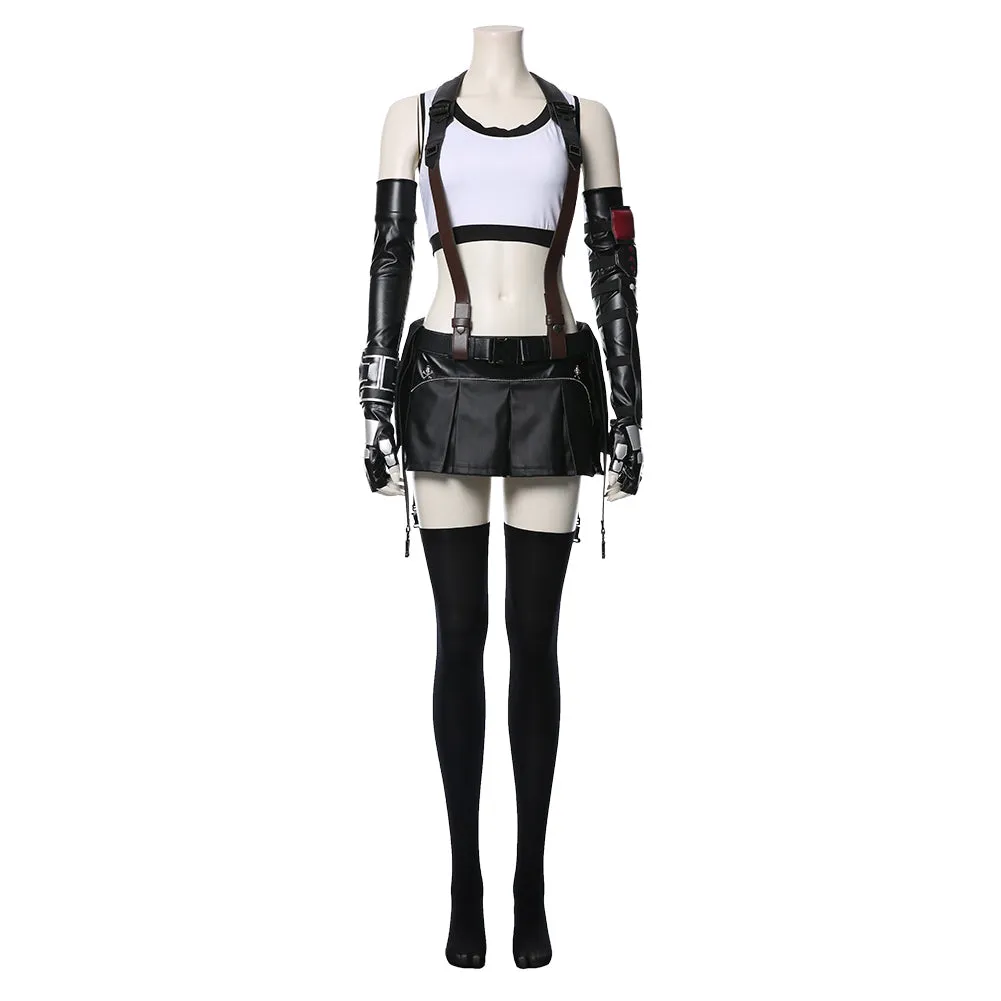 Final Fantasy VII FF7 Remake Tifa Lockhart Cosplay Costume Full Set Costume Outfits