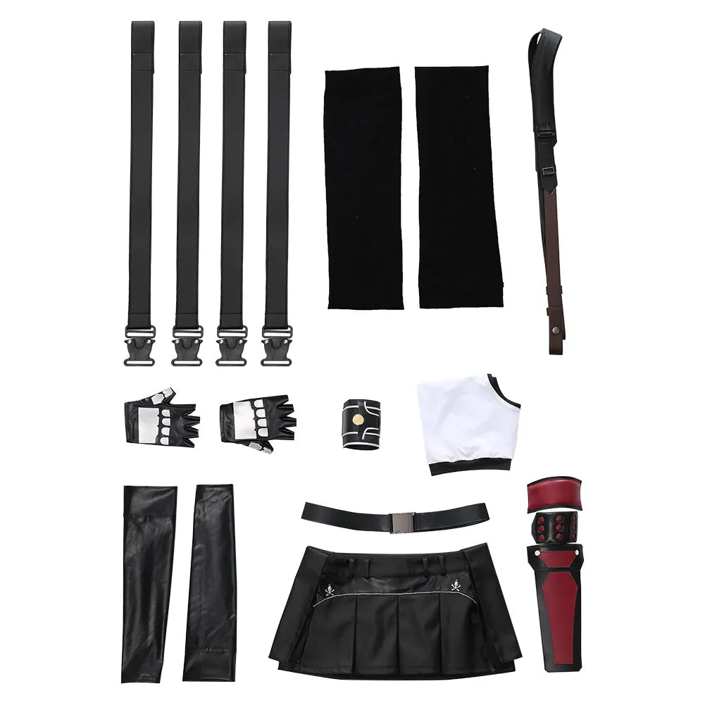 Final Fantasy VII FF7 Remake Tifa Lockhart Cosplay Costume Full Set Costume Outfits