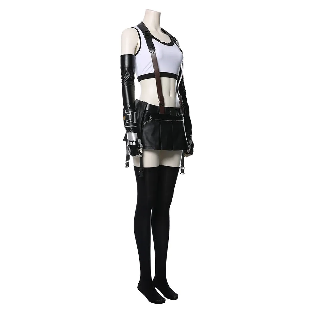 Final Fantasy VII FF7 Remake Tifa Lockhart Cosplay Costume Full Set Costume Outfits