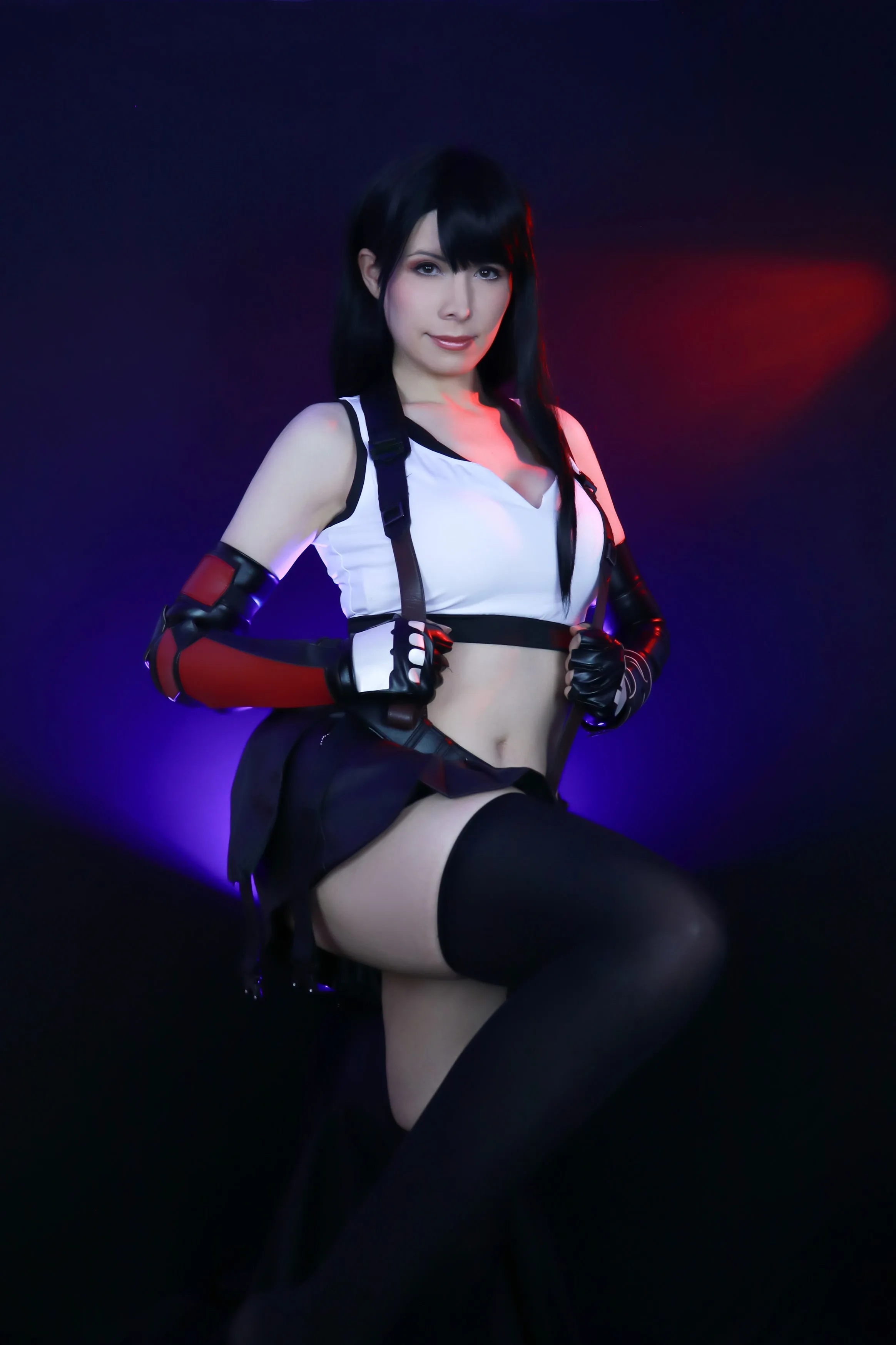 Final Fantasy VII FF7 Remake Tifa Lockhart Cosplay Costume Full Set Costume Outfits