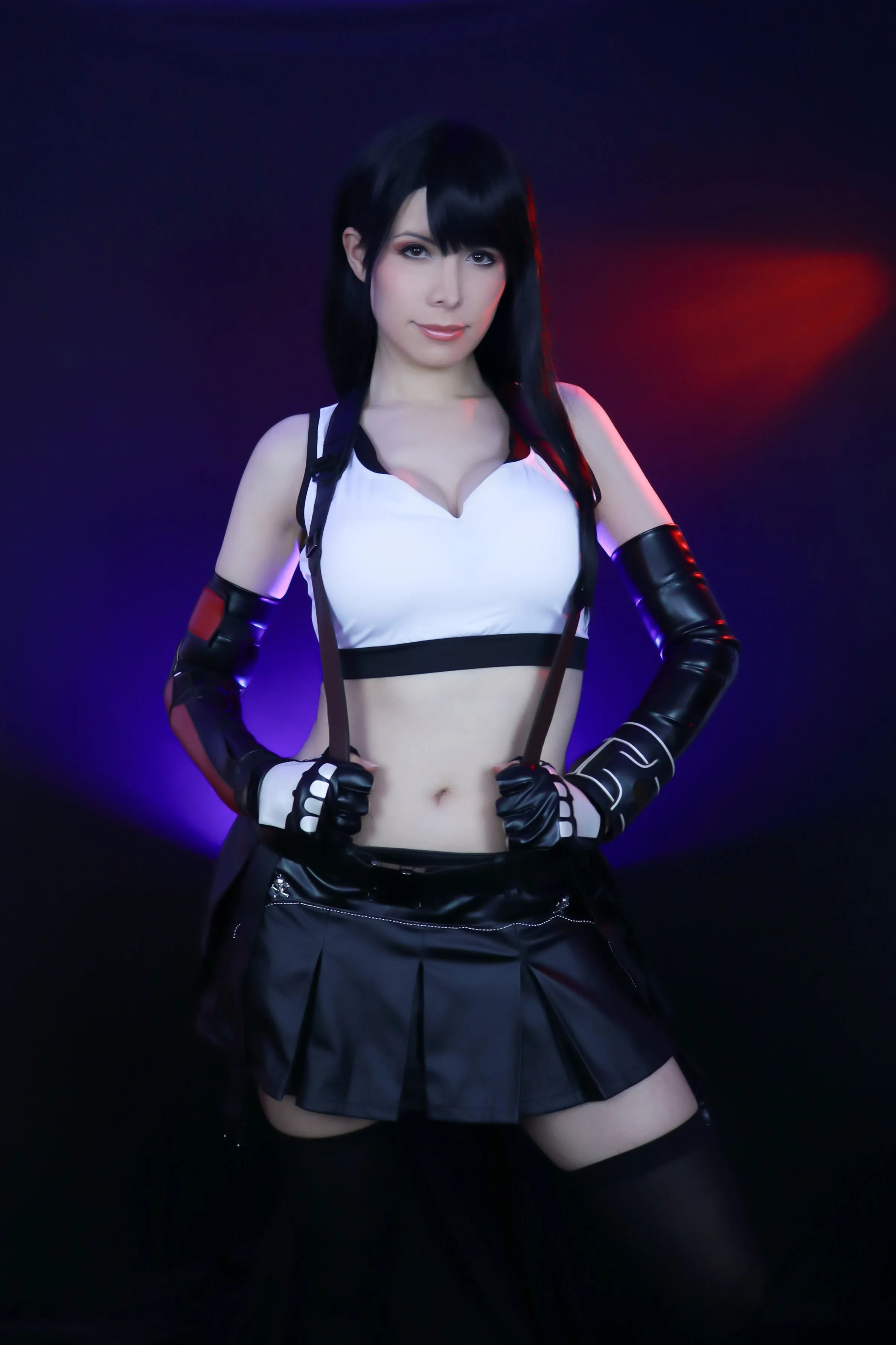 Final Fantasy VII FF7 Remake Tifa Lockhart Cosplay Costume Full Set Costume Outfits