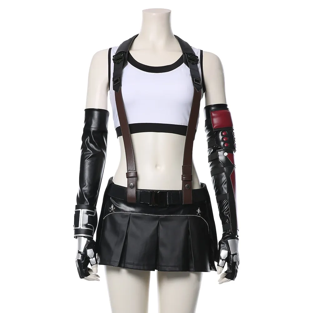 Final Fantasy VII FF7 Remake Tifa Lockhart Cosplay Costume Full Set Costume Outfits