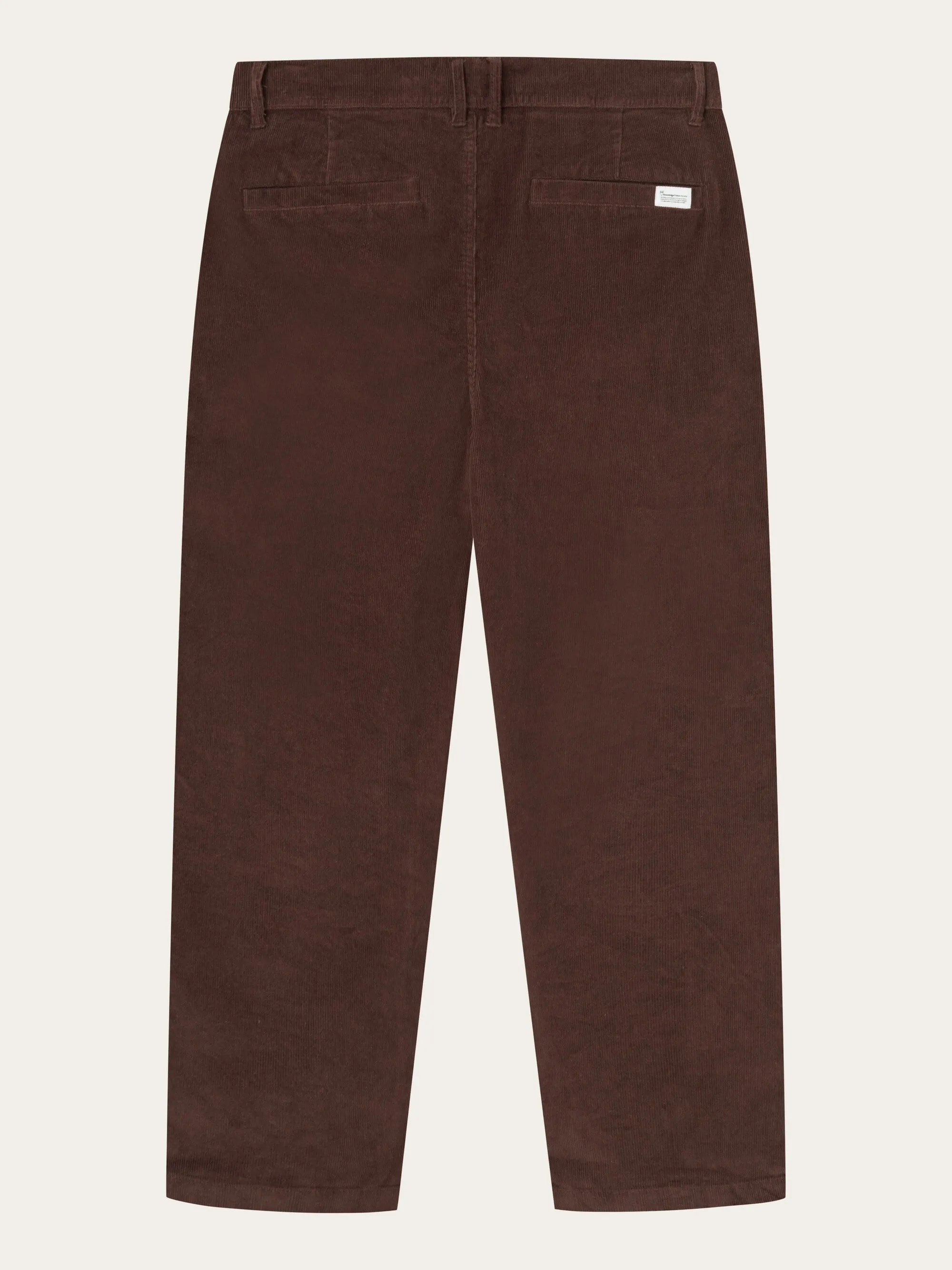 FLINT wide corduroy chino pants - Deep Mahogany