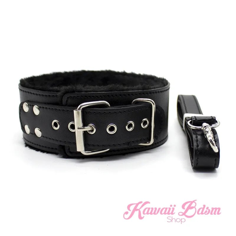 Fluffy Collar & Leash