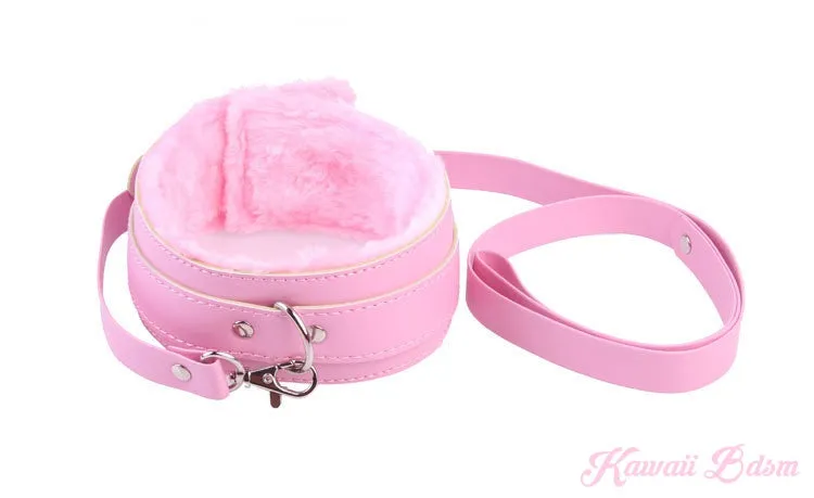 Fluffy Collar & Leash