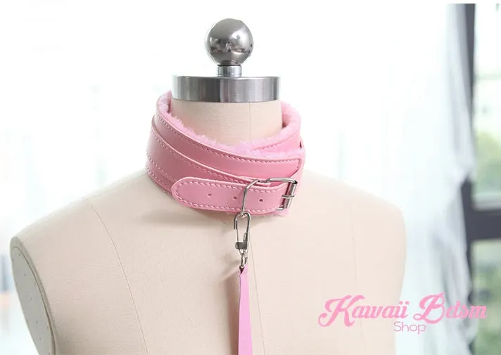 Fluffy Collar & Leash