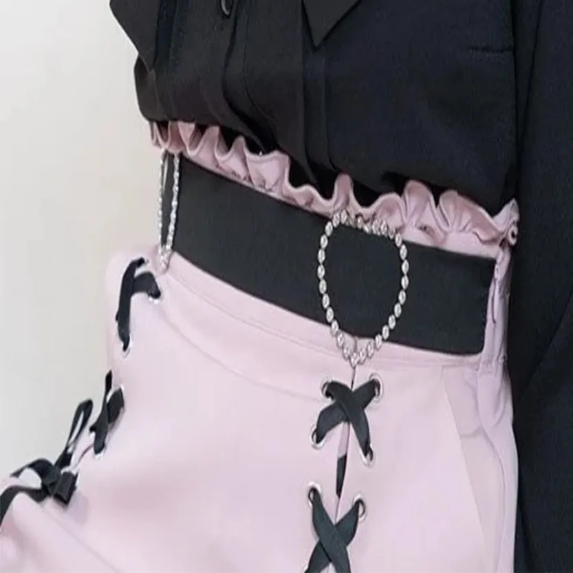 Funki Buys | Skirts | Women's High Waist Harajuku Mini Skirt