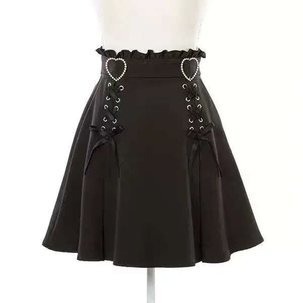 Funki Buys | Skirts | Women's High Waist Harajuku Mini Skirt