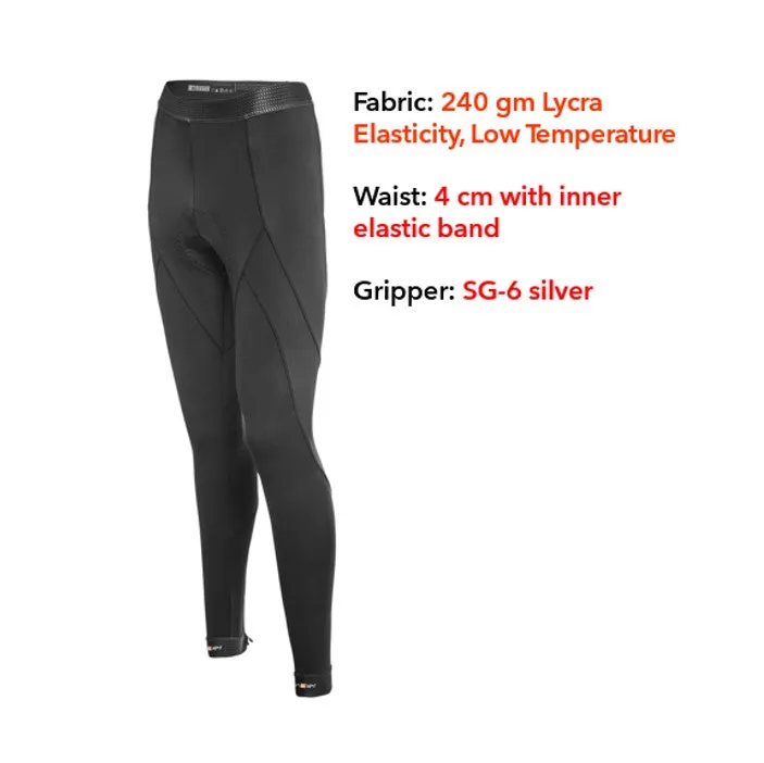 Funkier S270-C14 Men's Pro Cycling Long Tights with High Density Foam Pad (ANY 2 for $99)