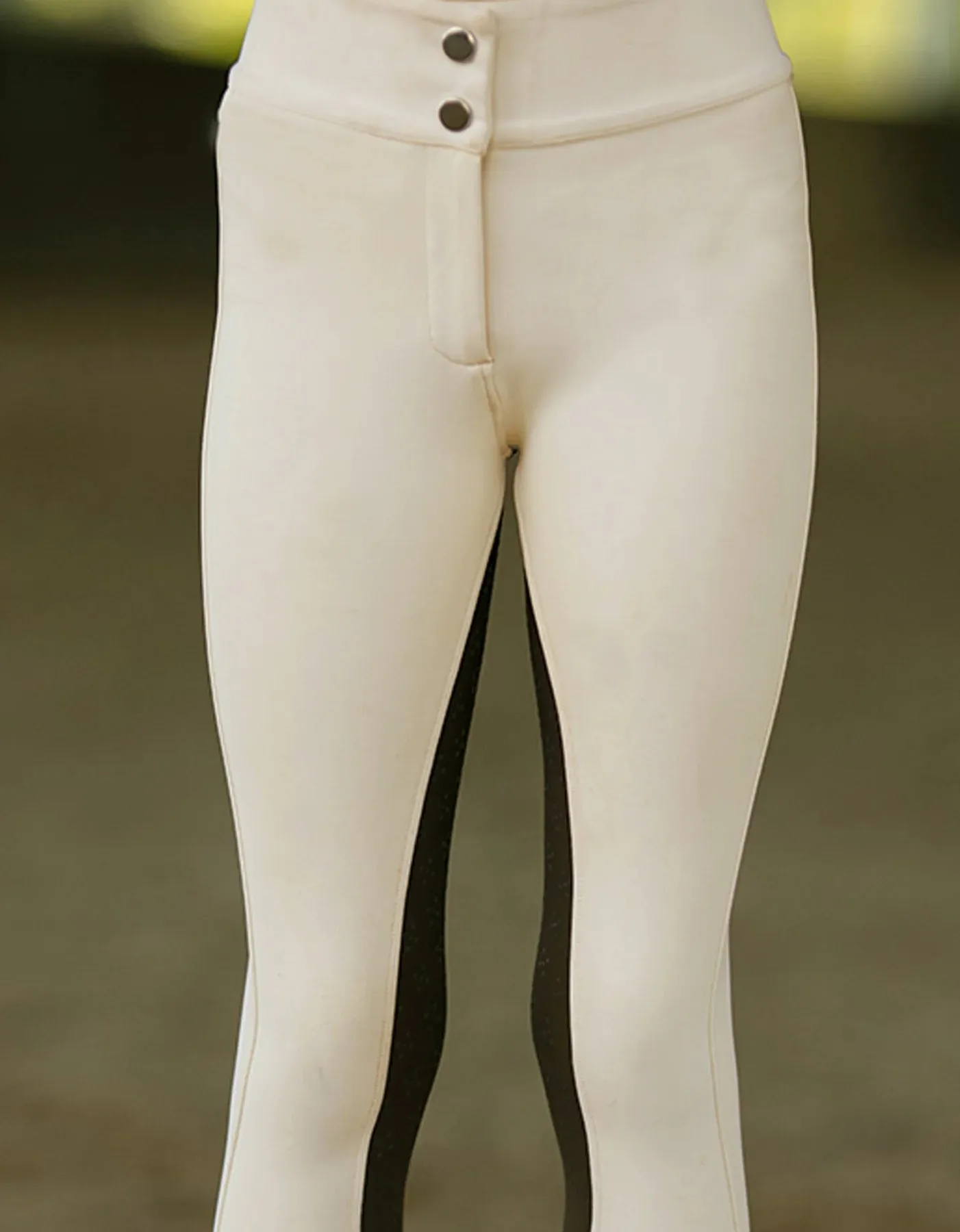 Giddy Up Girl Ladies & Teen 2 Tone Cream & Brown Garland Jodhpurs