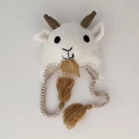 Goat Earflap Beanie Hat for Babies, Toddlers & Kids