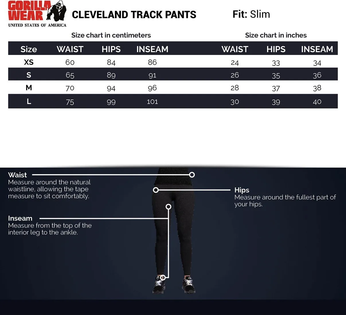 Gorilla Wear Cleveland Track Pants - Grey