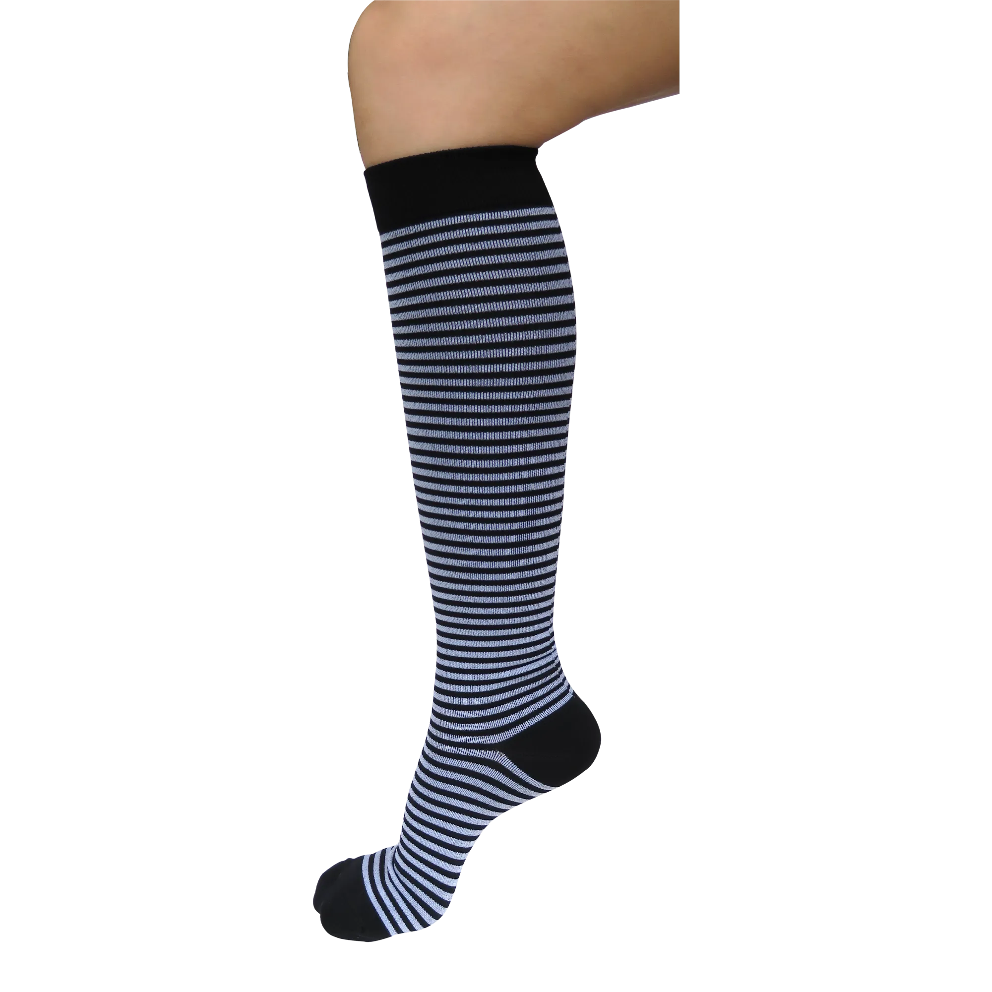 Graduated Compression Socks in Stripes