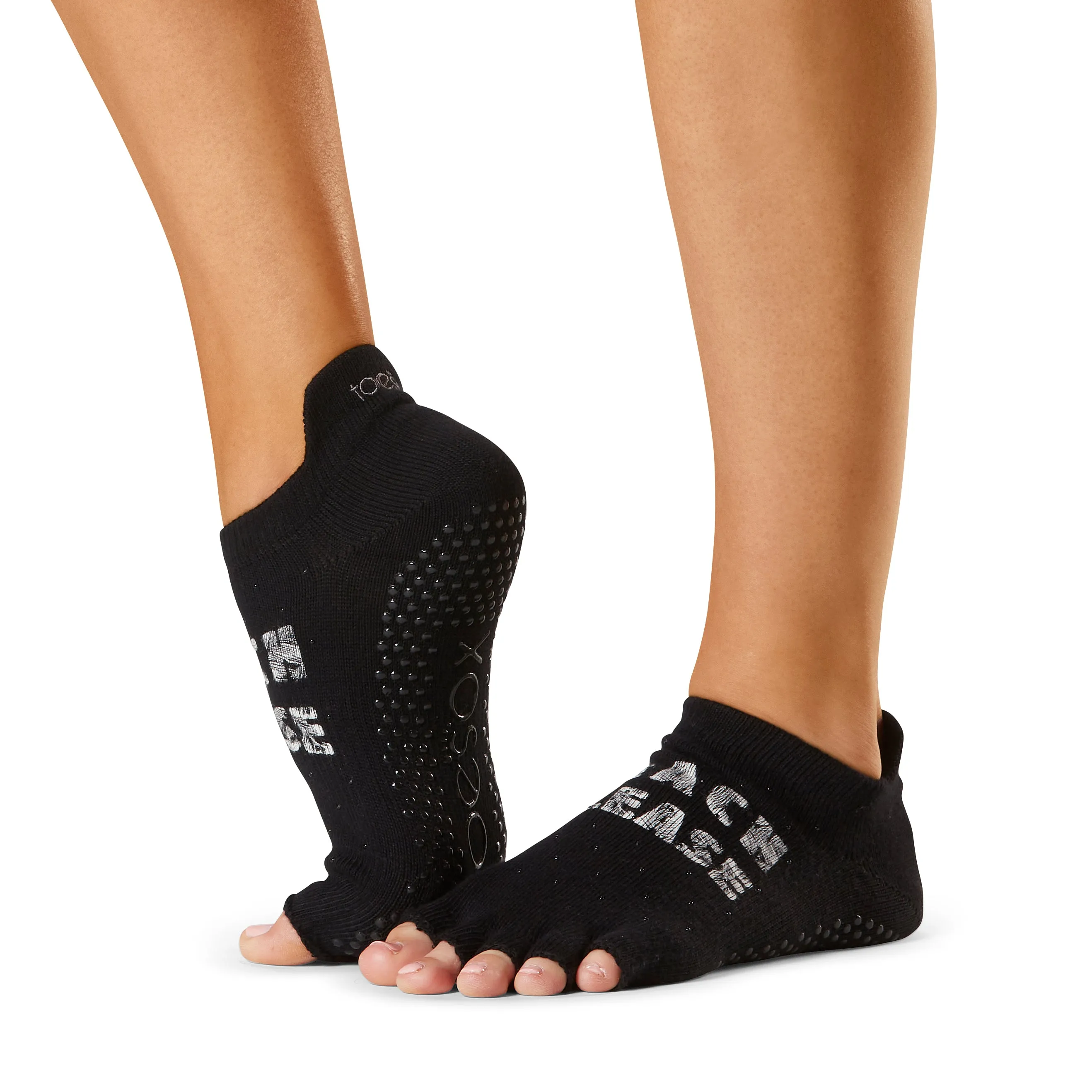 Half Toe Low Rise Grip Socks