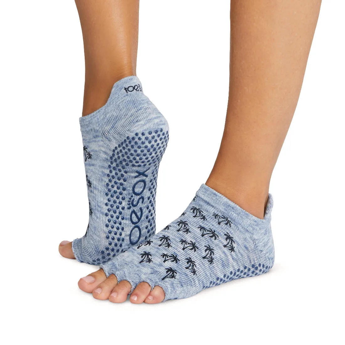 Half Toe Low Rise Grip Socks