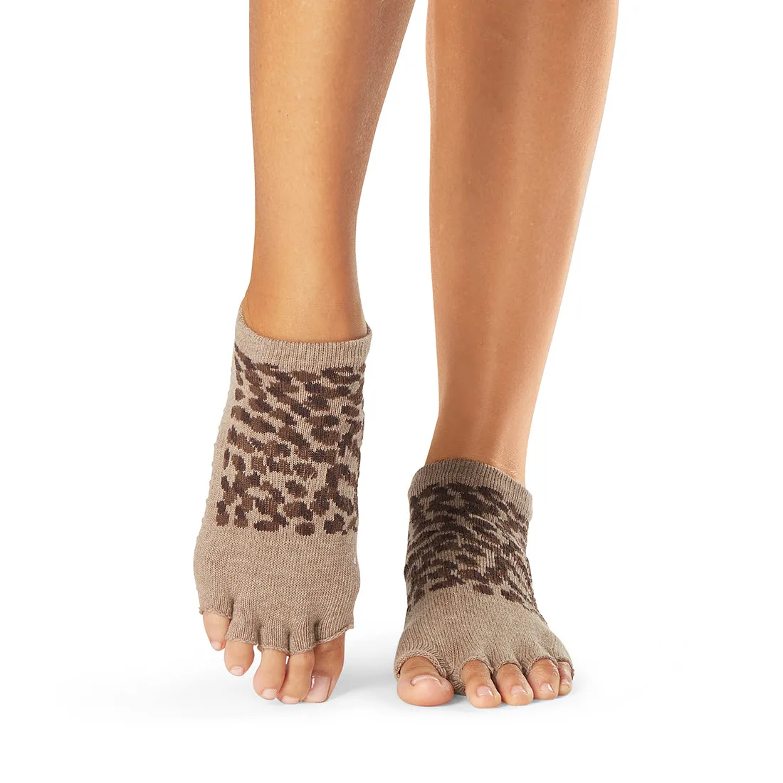 Half Toe Low Rise Grip Socks