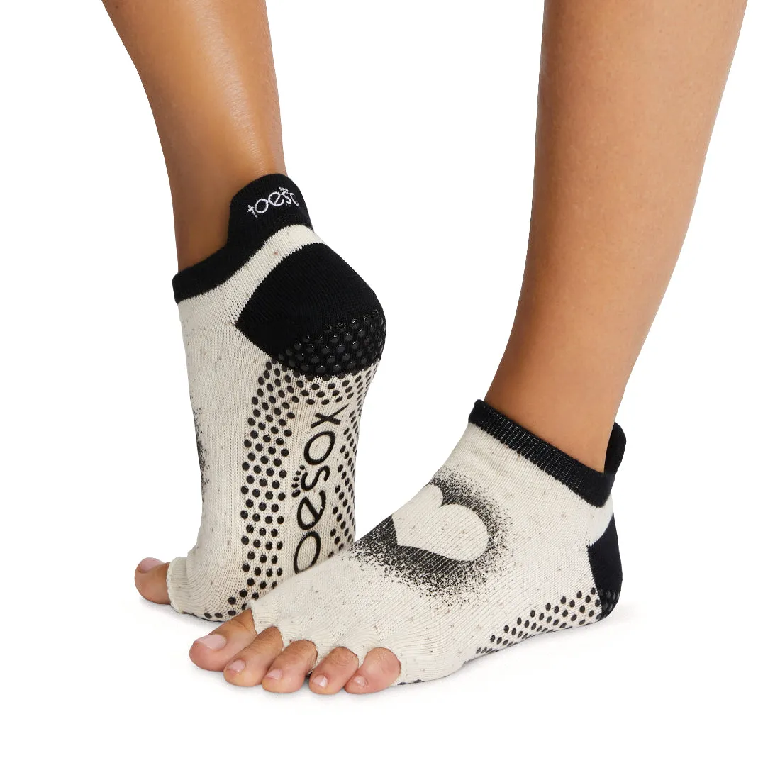 Half Toe Low Rise Grip Socks