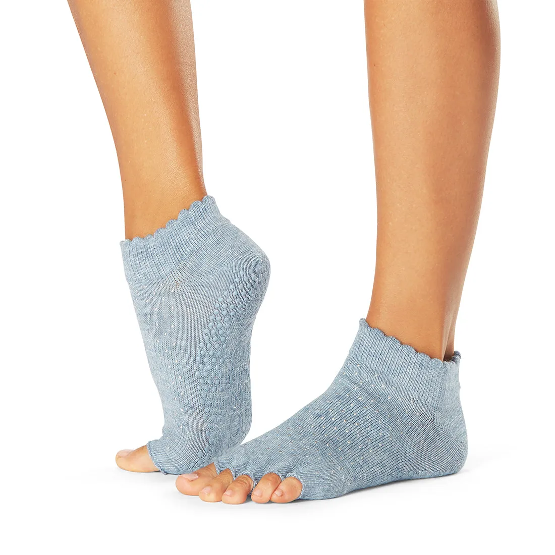 Half Toe Low Rise Grip Socks