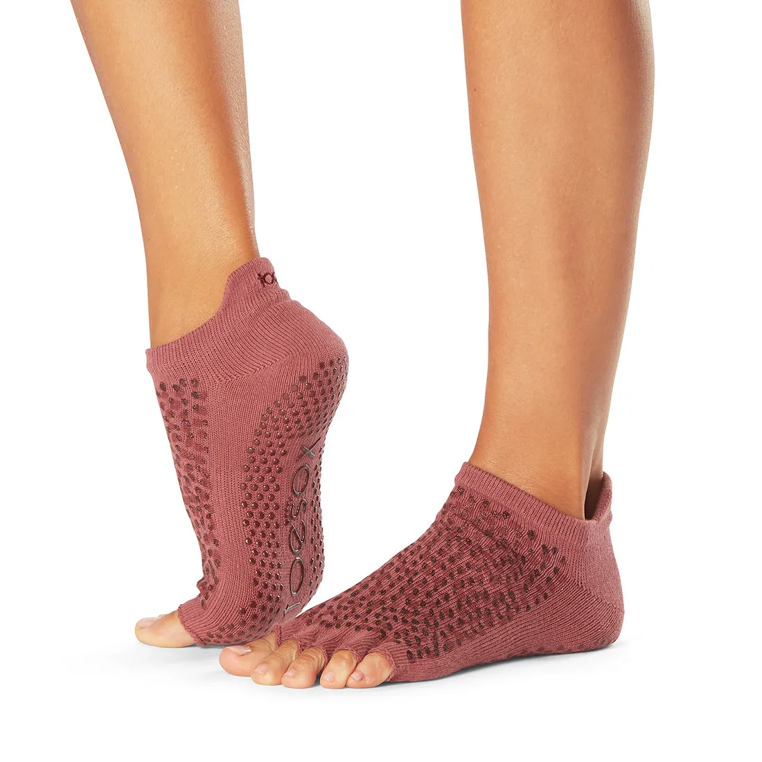 Half Toe Low Rise Grip Socks