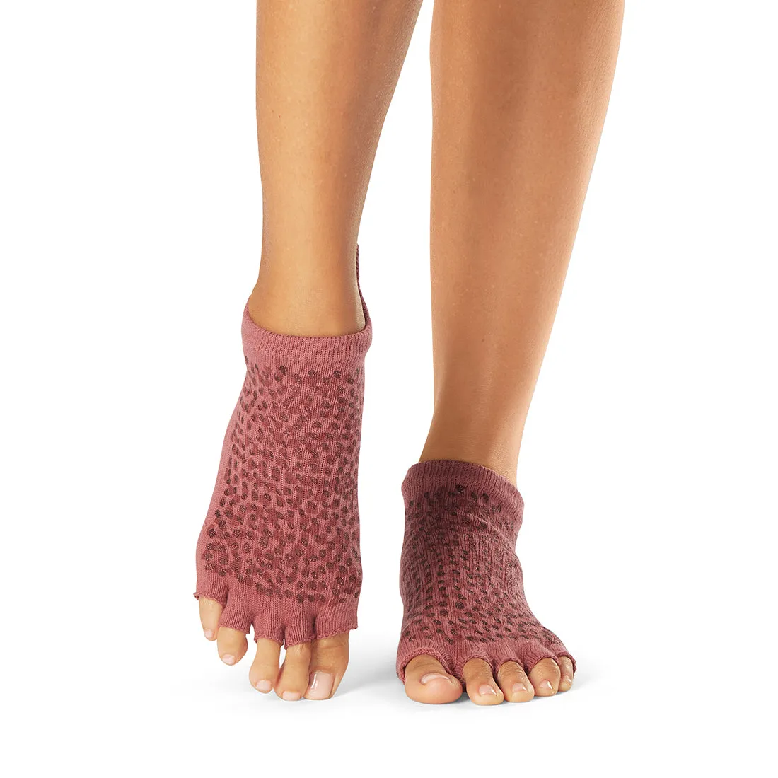 Half Toe Low Rise Grip Socks