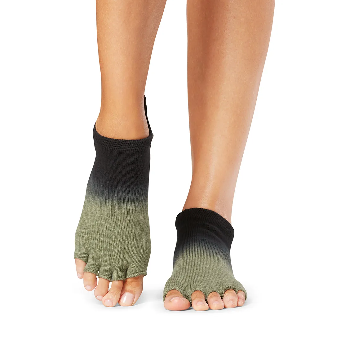 Half Toe Low Rise Grip Socks