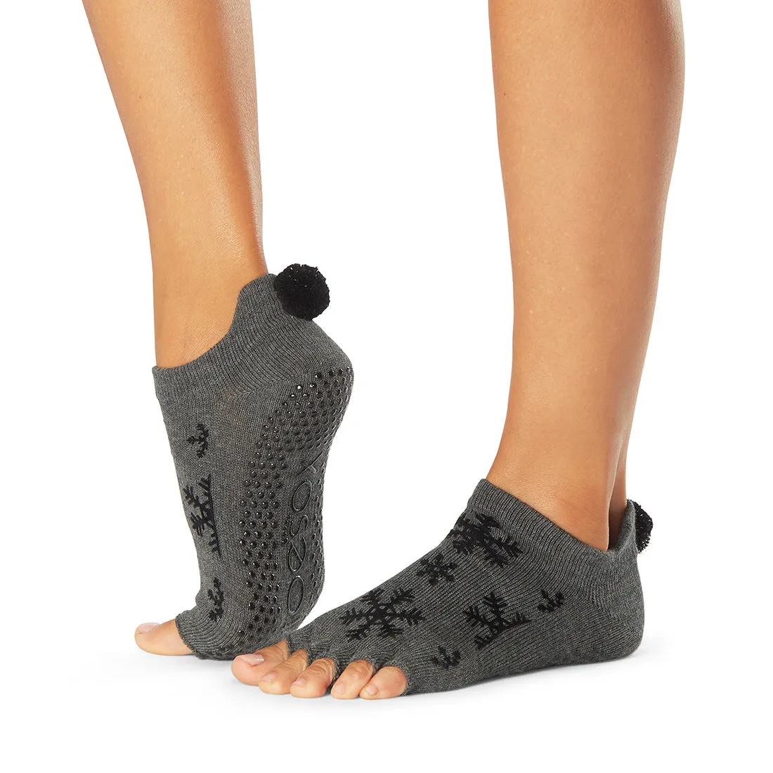 Half Toe Low Rise Grip Socks