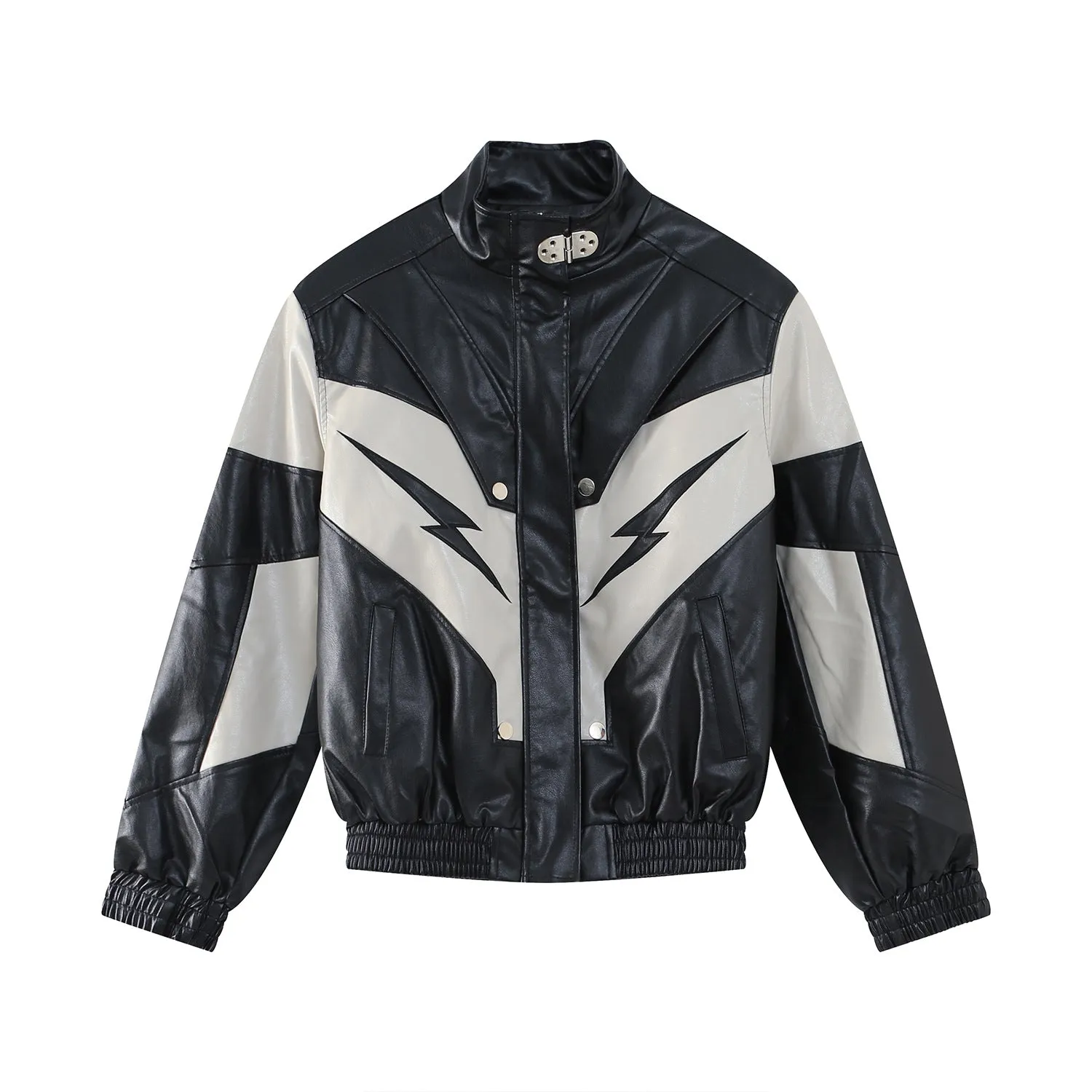 Halloy™ Racing Leather Bomber Jacket