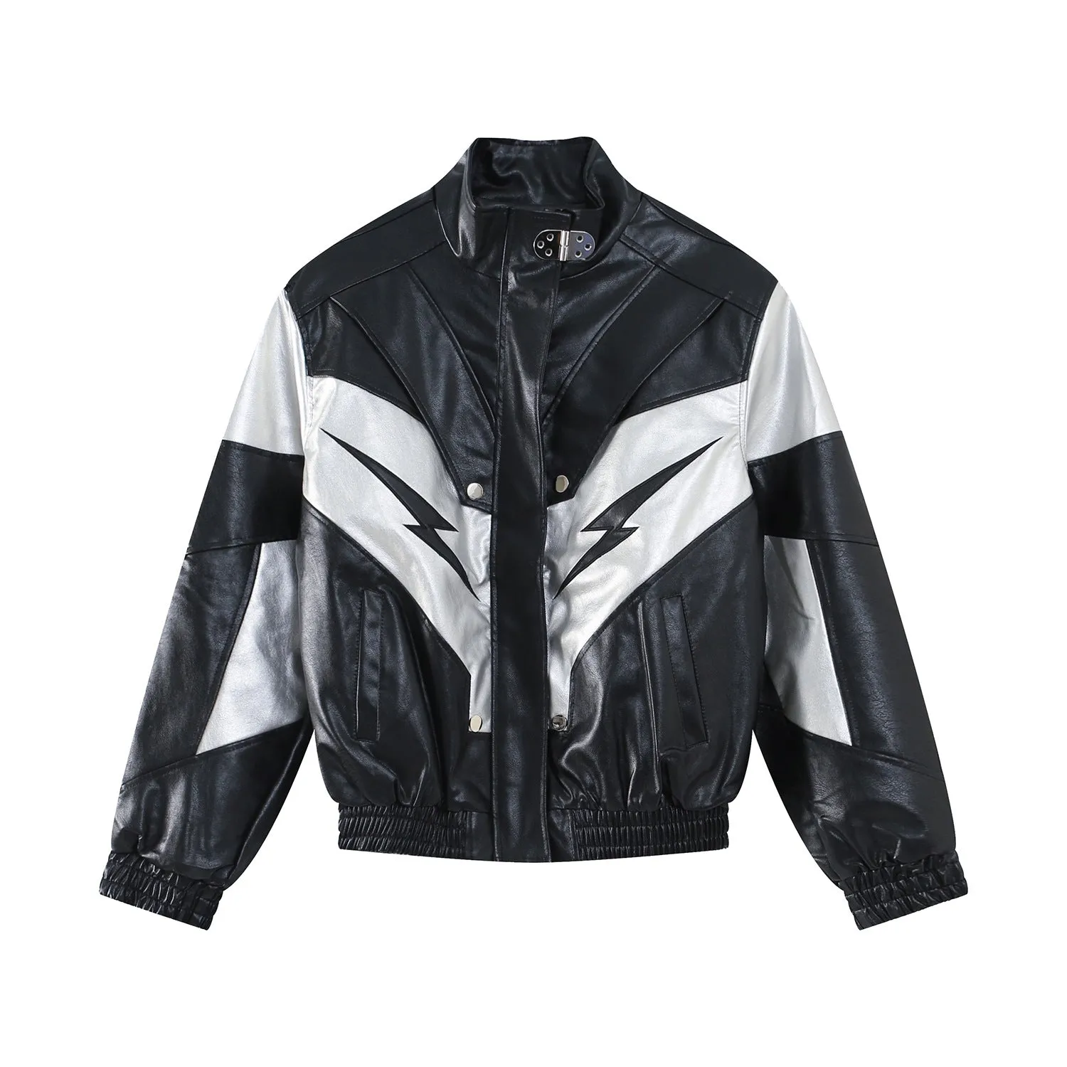 Halloy™ Racing Leather Bomber Jacket