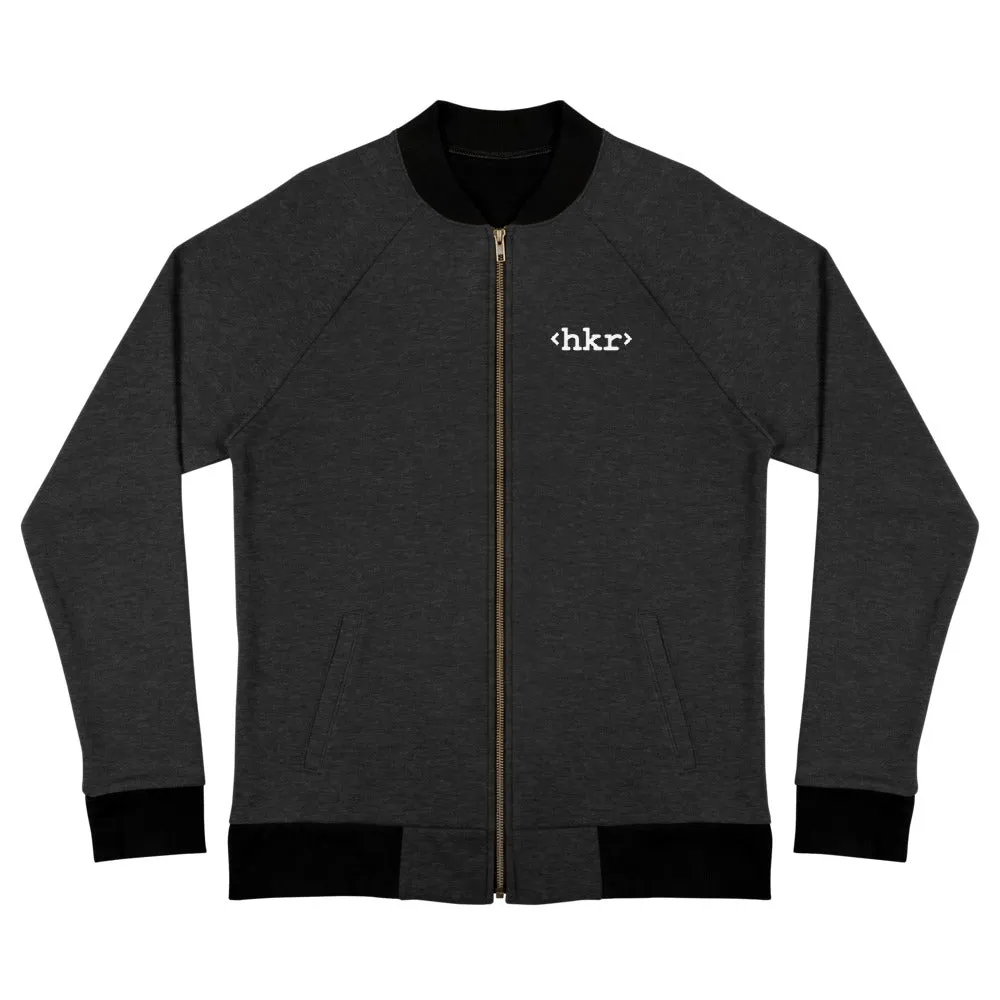 hkr Embroidered Unisex Bomber Jacket