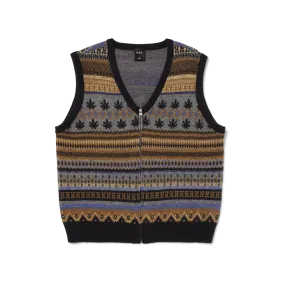 Huf Gilbert Sweater Vest Multi KN00472 MUL