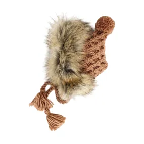 Huggalugs Pecan Fur Bonnet