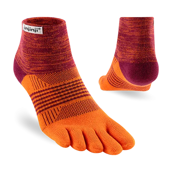 Injinji TRAIL Womens Specific Midweight Mini-Crew Running Socks