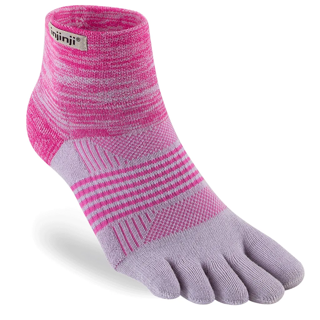 Injinji TRAIL Womens Specific Midweight Mini-Crew Running Socks