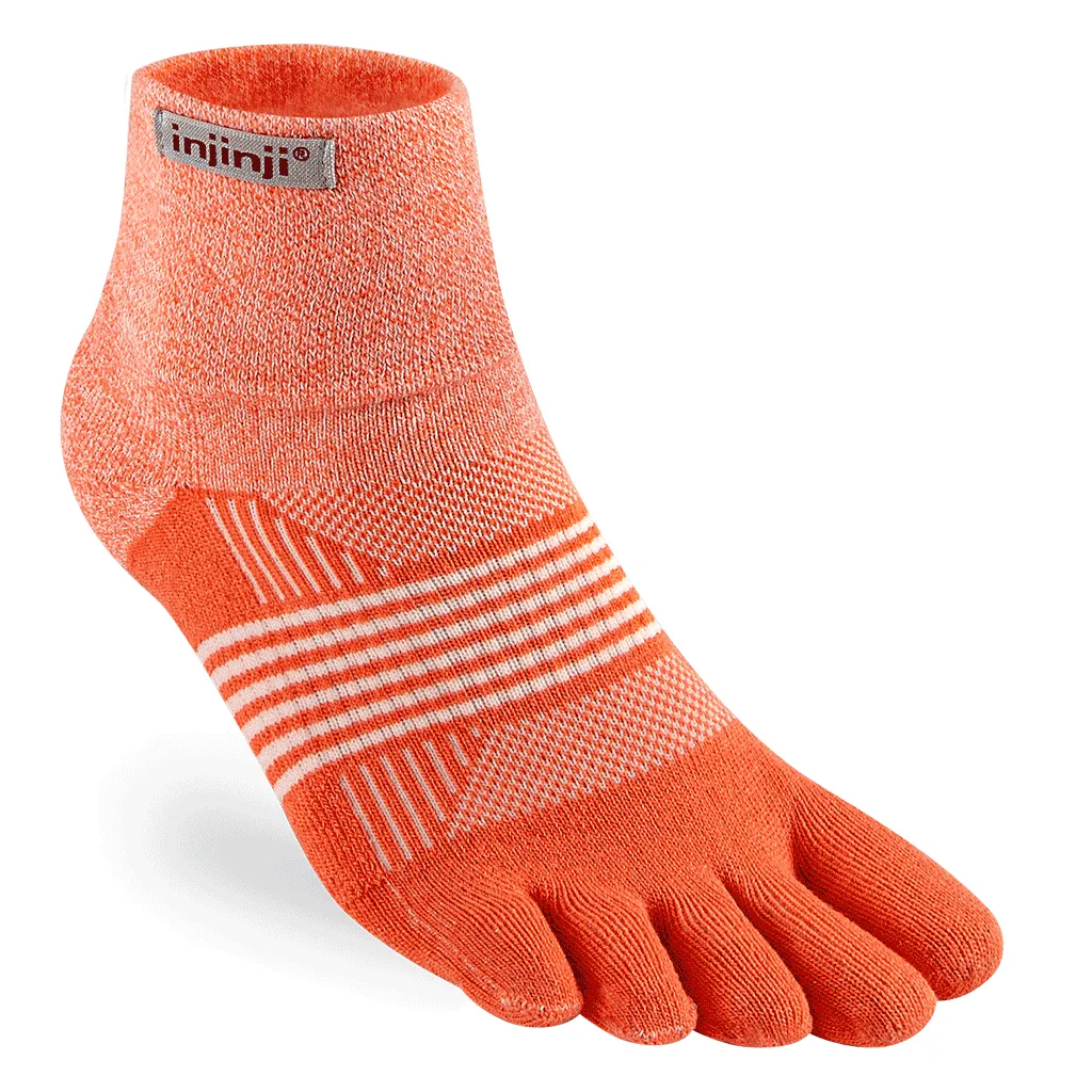 Injinji TRAIL Womens Specific Midweight Mini-Crew Running Socks