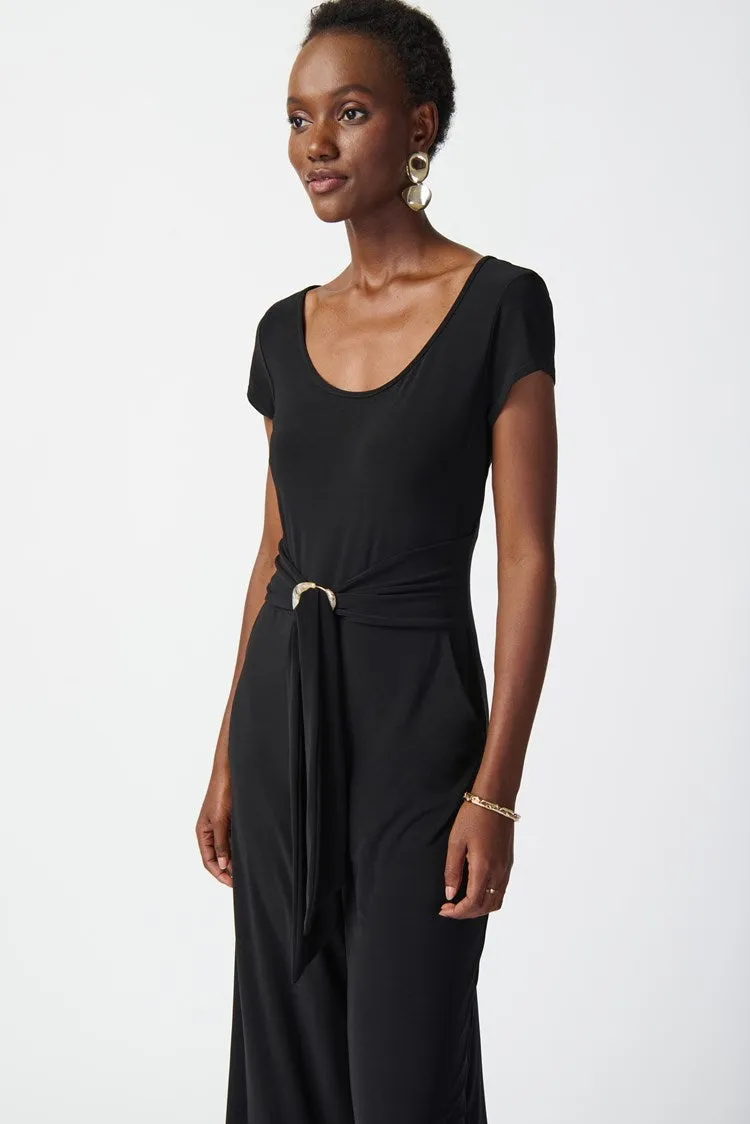 Joseph Ribkoff Silky Knit Culotte Leg Jumpsuit