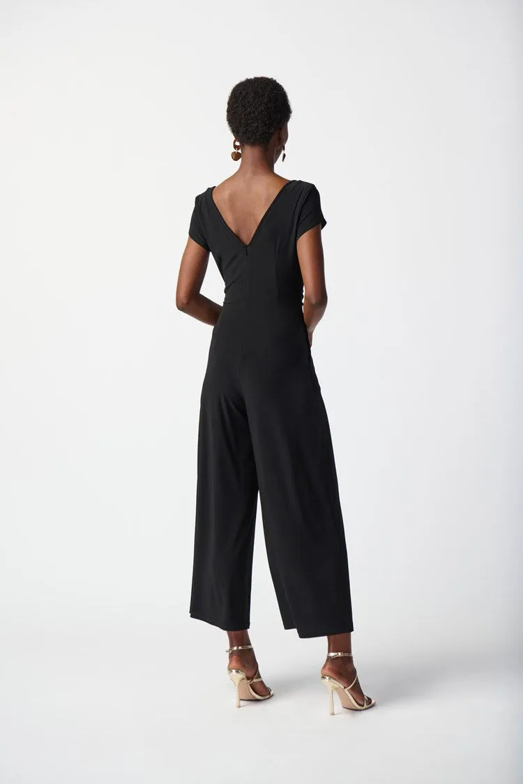 Joseph Ribkoff Silky Knit Culotte Leg Jumpsuit