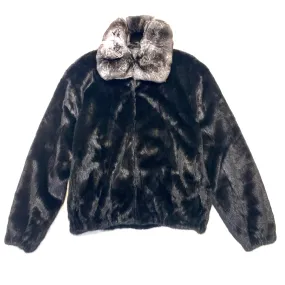 Kashani Chinchilla Collar Full Mink Fur Coat