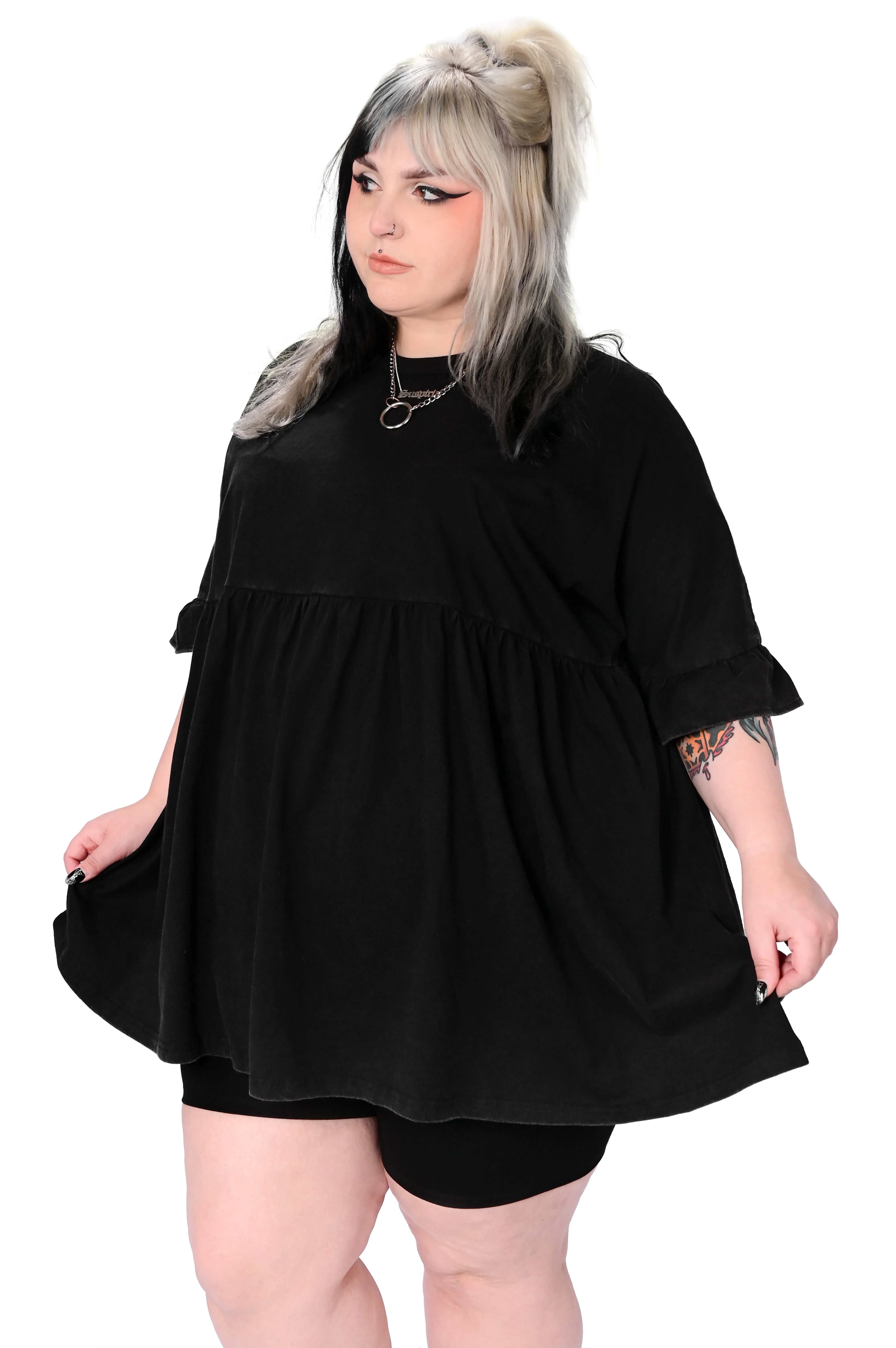 Khloe Babydoll Tunic Dress