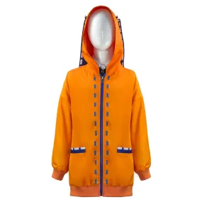 Kids Children Kakegurui Compulsive Gambler Yomoduki Runa Hoodie Zipper Hooded Long Jacket Coat Cosplay Costume