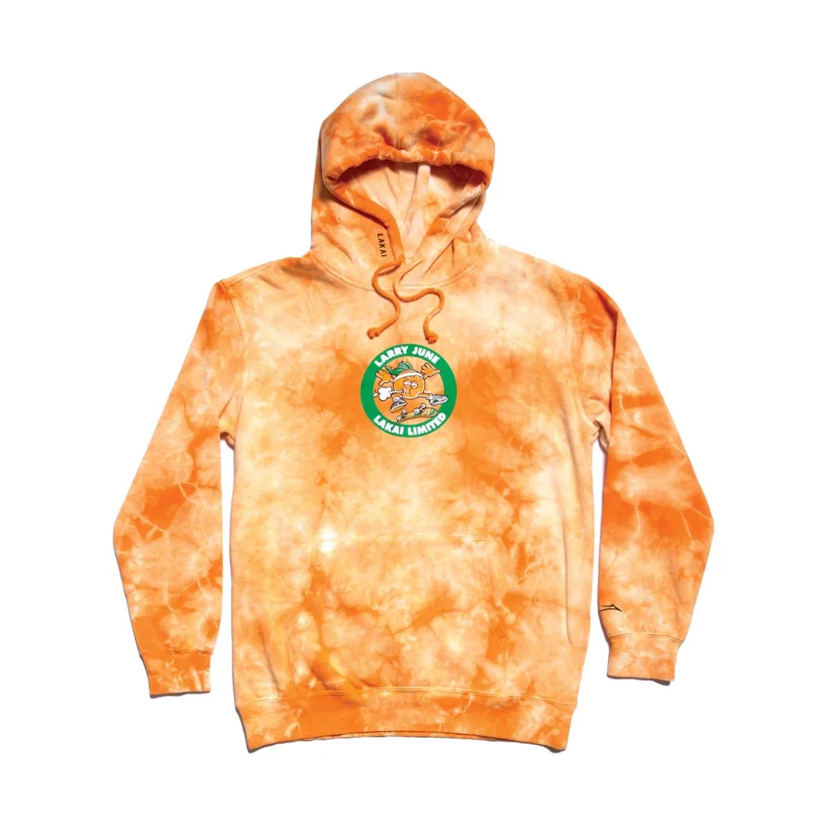 Lakai Sweatshirts Skate Club Pullover Hoodie - Orange Tie Dye