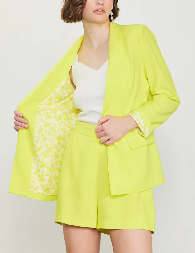 Lime Yellow Blazer