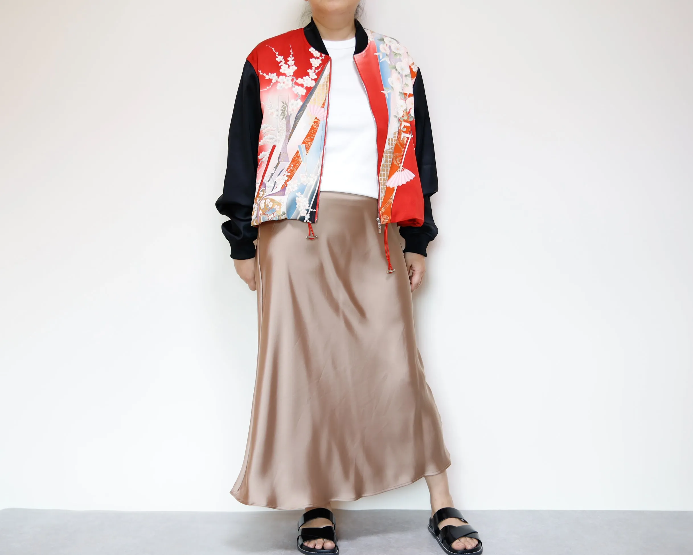 <J17-001> KIMONO BOMBER Jacket