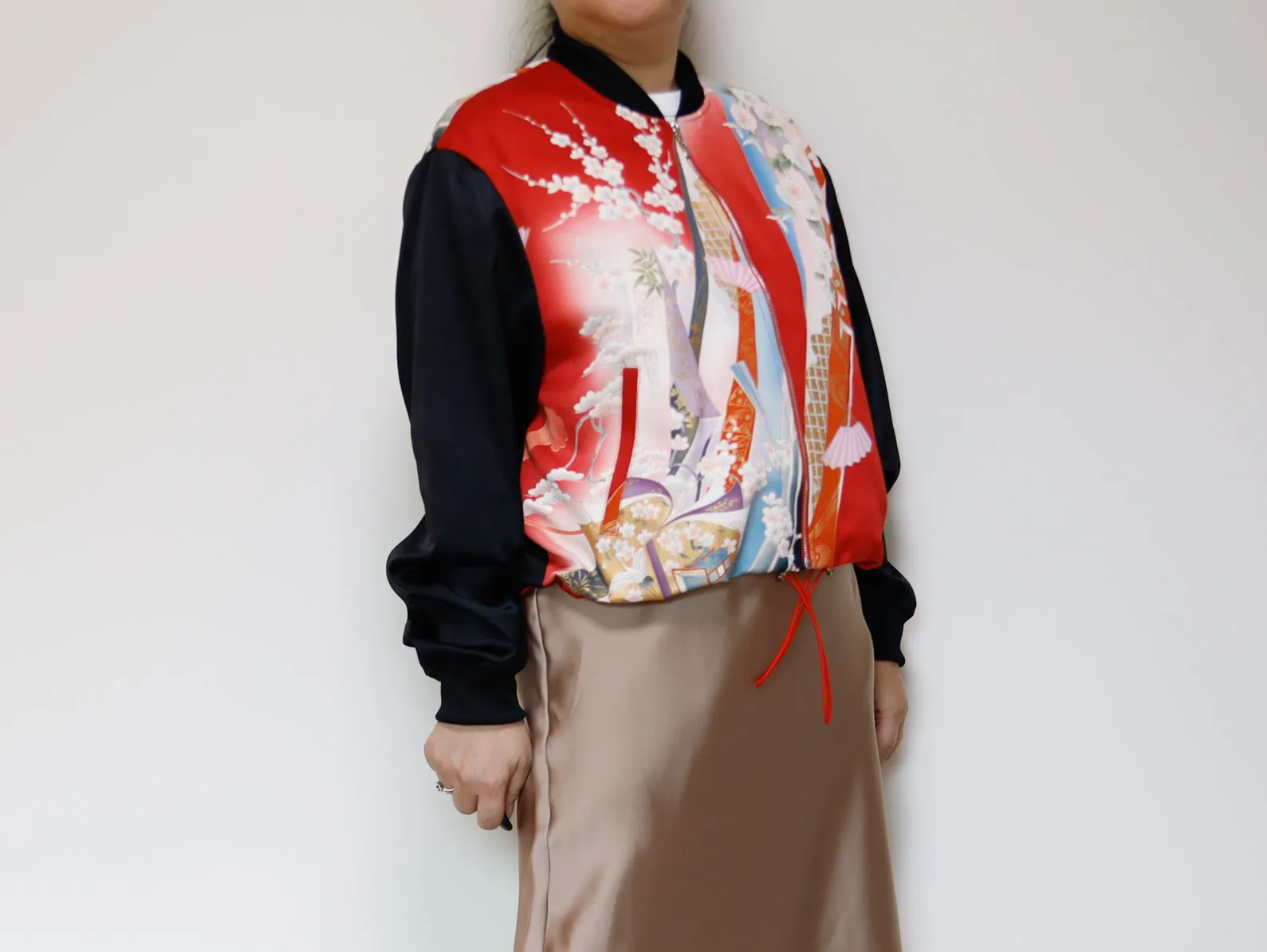 <J17-001> KIMONO BOMBER Jacket