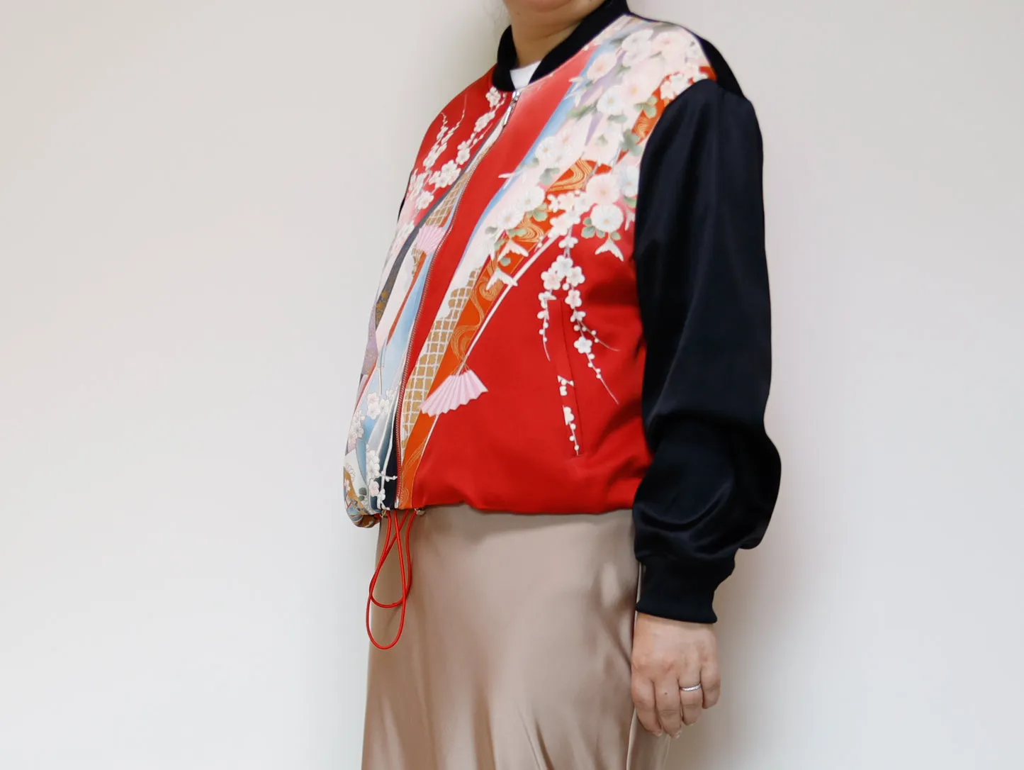 <J17-001> KIMONO BOMBER Jacket