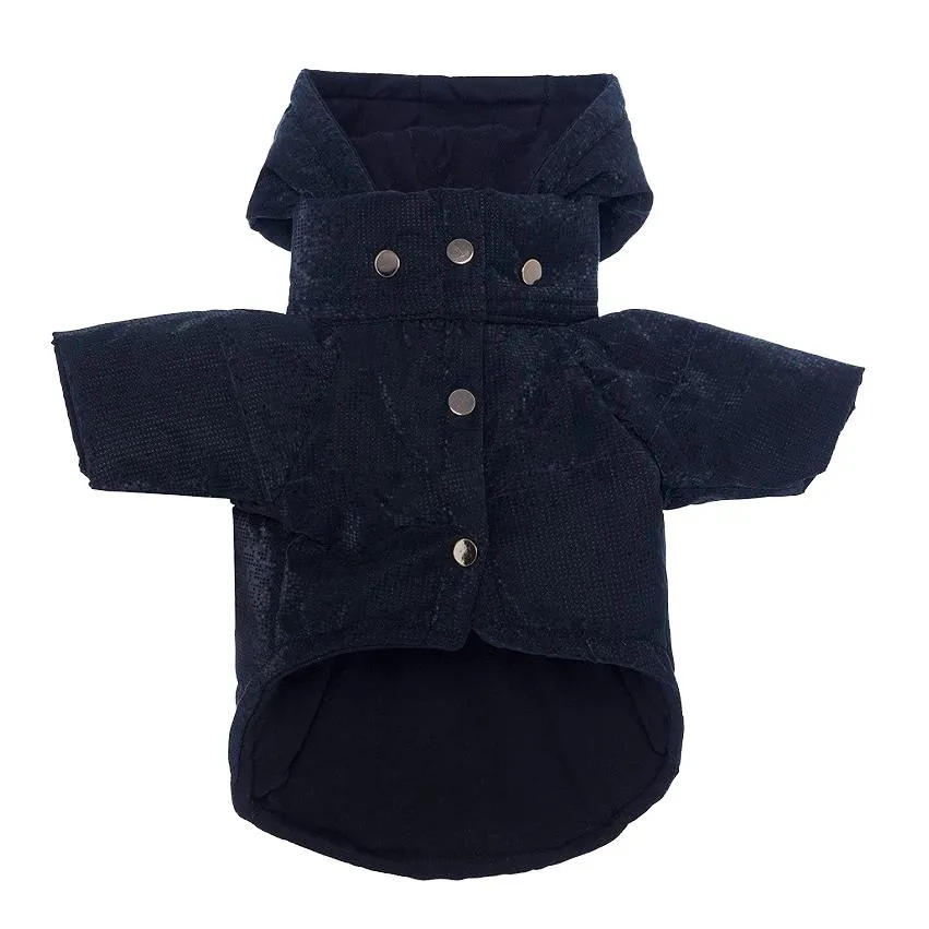 Lulu's Reflector Dog Coat Black