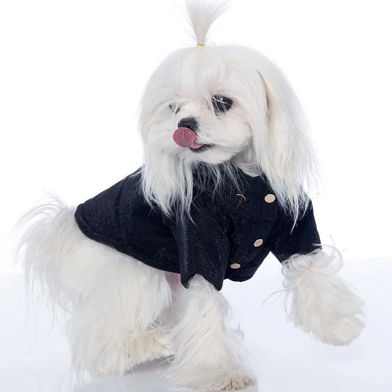 Lulu's Reflector Dog Coat Black