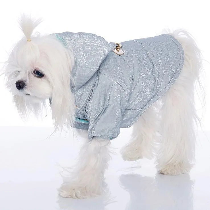 Lulu's Reflector Dog Coat Grey