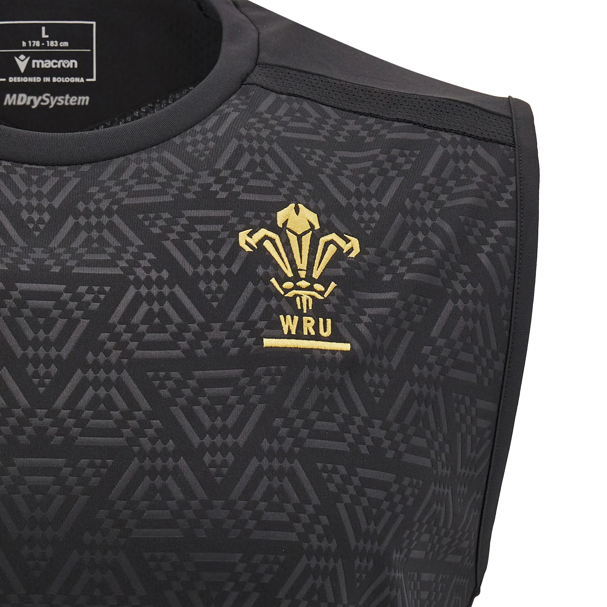 Macron Wales WRU 24/25 Adults Training Six Nations Poly Training Vest