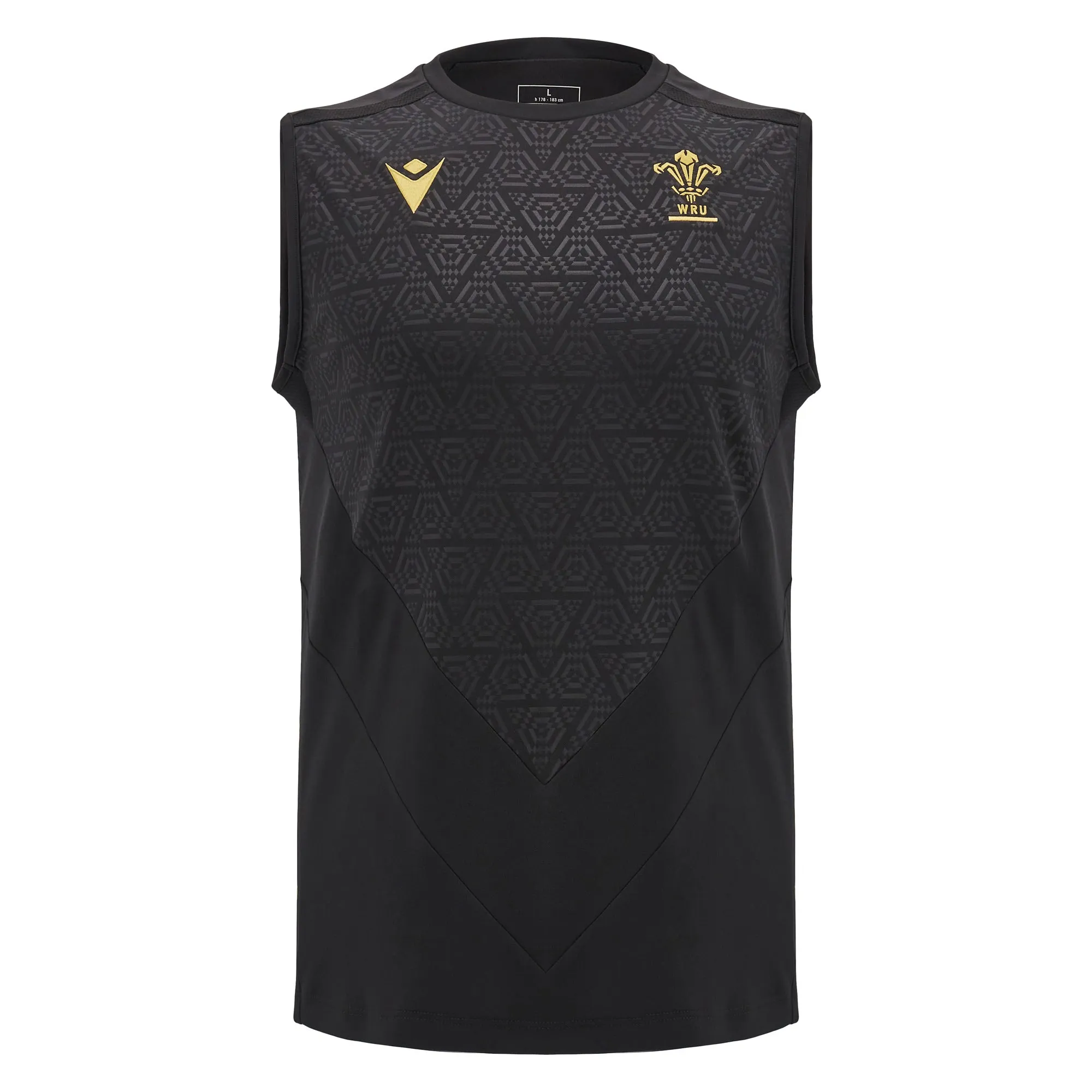 Macron Wales WRU 24/25 Adults Training Six Nations Poly Training Vest