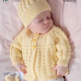 Matinee Jacket, Hat & Booties Knit Kit